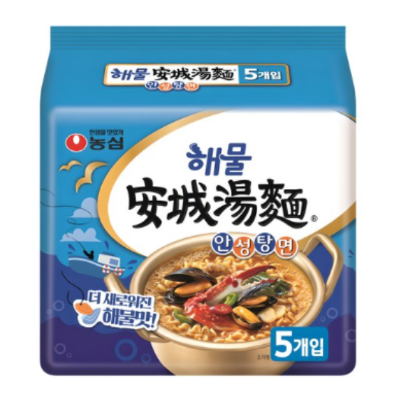 해물안성탕면112g ,5p