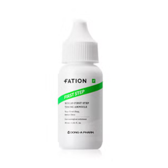 FATION FIRST STEP NOSCA9 Toning Ampoule – brightening and soothing facial ampoule for clearer, healthier-looking skin.
