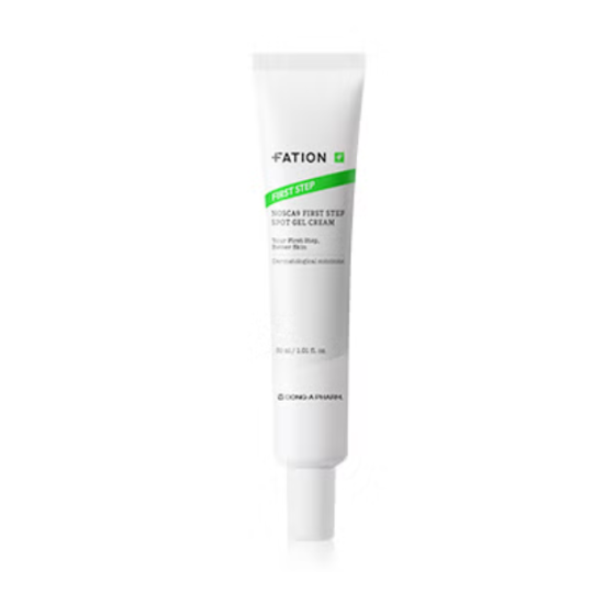 FATION FIRST STEP NOSCA9 Spot Gel Cream – targeted blemish care gel cream to calm and reduce problem areas.