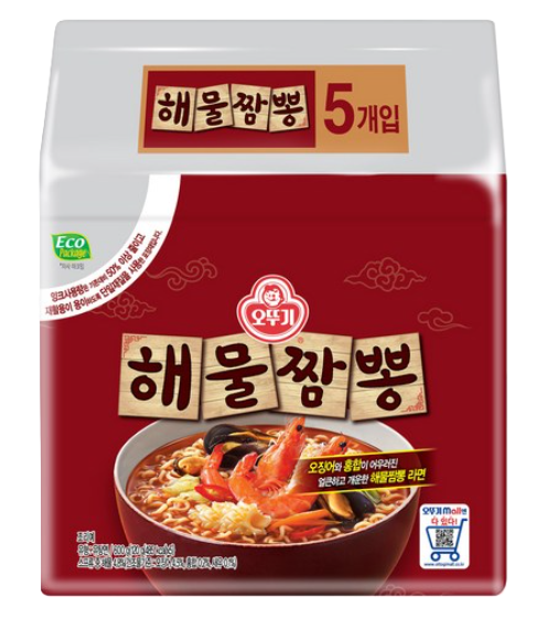 Ottogi Haemul Jjamppong 120g 5pack