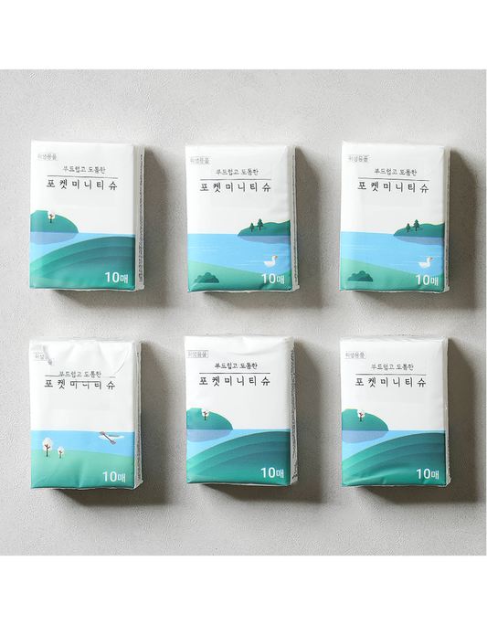 포켓티슈10매X6팩 1021947