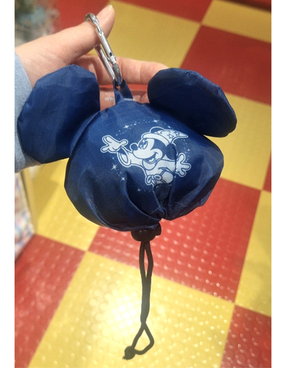 BUTTER SHOP Magical Wizard Mickey String Pattern Market Bag (Navy)