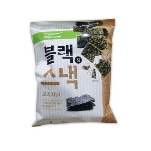 블랙 김스낵 오리지널 75g