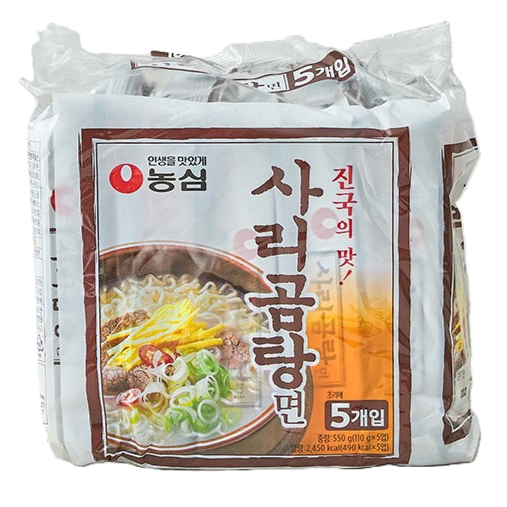 사리곰탕면 110g,5p