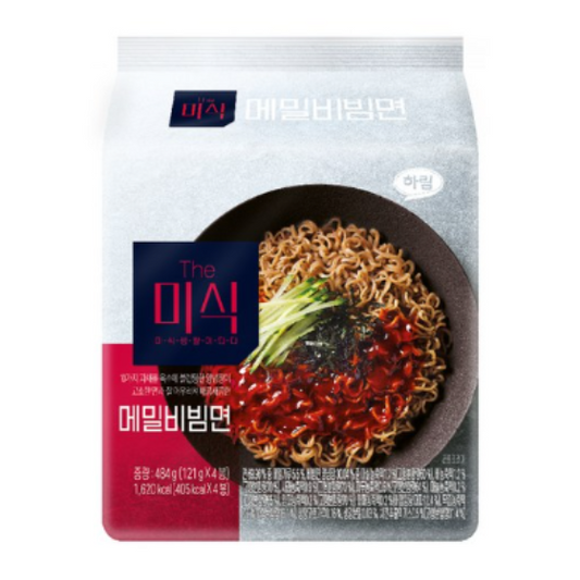더미식 메밀 비빔면 121g,4p🌶️