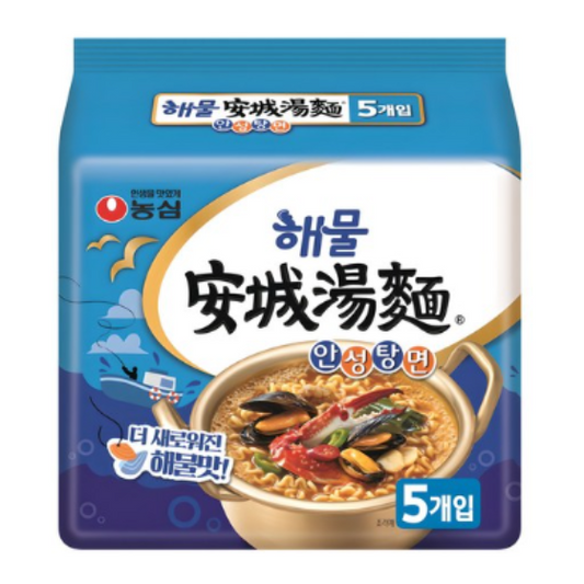해물안성탕면112g ,5p