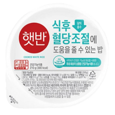 [햇반] 식후혈당조절도움밥 210g,6개