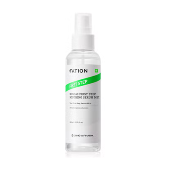FATION FIRST STEP NOSCA9 Soothing Serum Mist – hydrating and soothing face mist for balanced and healthy skin.
