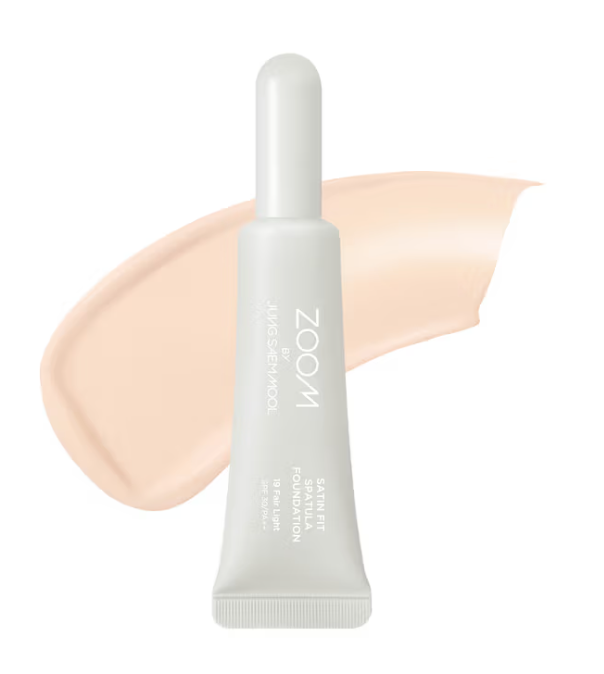 Matte Zoom By Jung Saem Mool 19 Fair Light Satin Fit Spatula Foundation 25ml