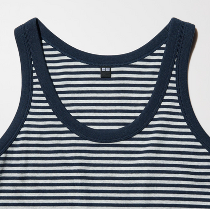 UNIQLO 소프트립탱크탑(스트라이프) 485642