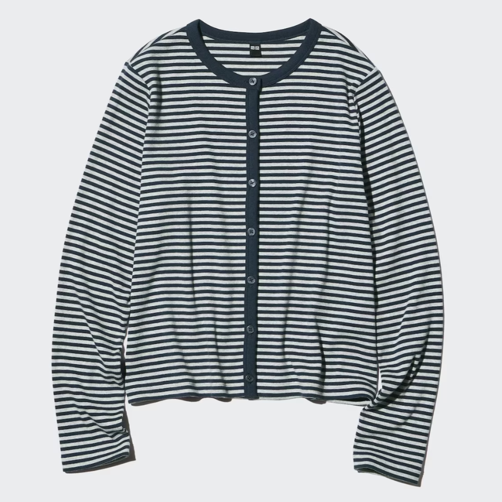 Uniqlo Soft Rib Cardigan Long Sleeve