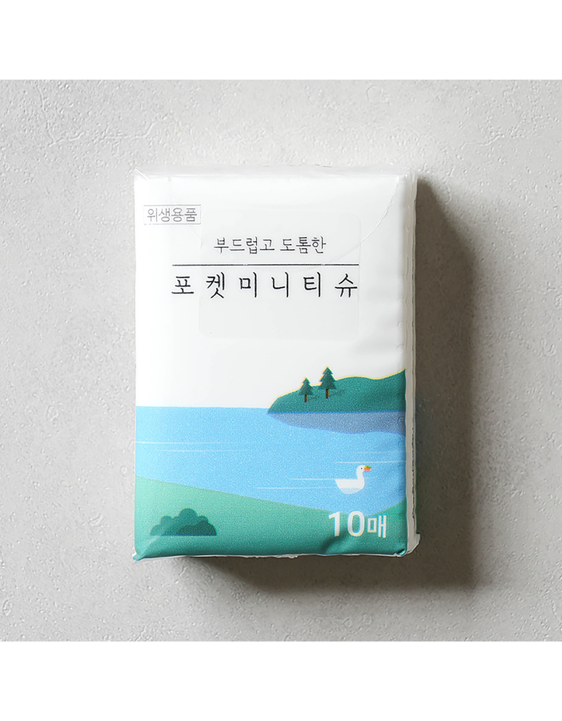 Daiso Pocket Tissue (10 sheets x 6 packs)