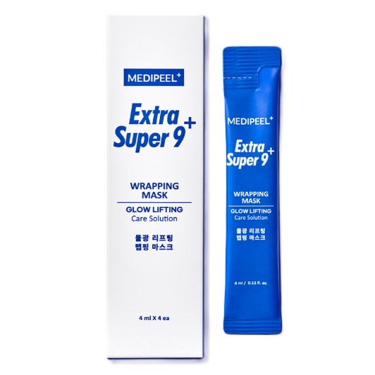 메디필 엑스트라 슈퍼 9 플러스 물광 리프팅 랩핑 마스크 4 ml 4개입 1053499